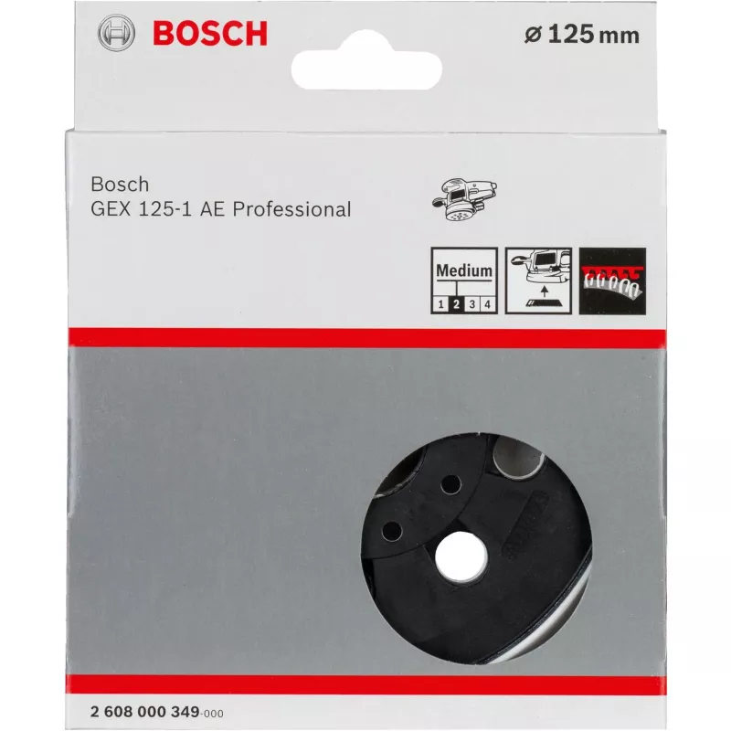 Bosch Accessories 2608000349 Šlifavimo diskas vidutiniškai kietas, 125 mm, GEX 125-1 AE