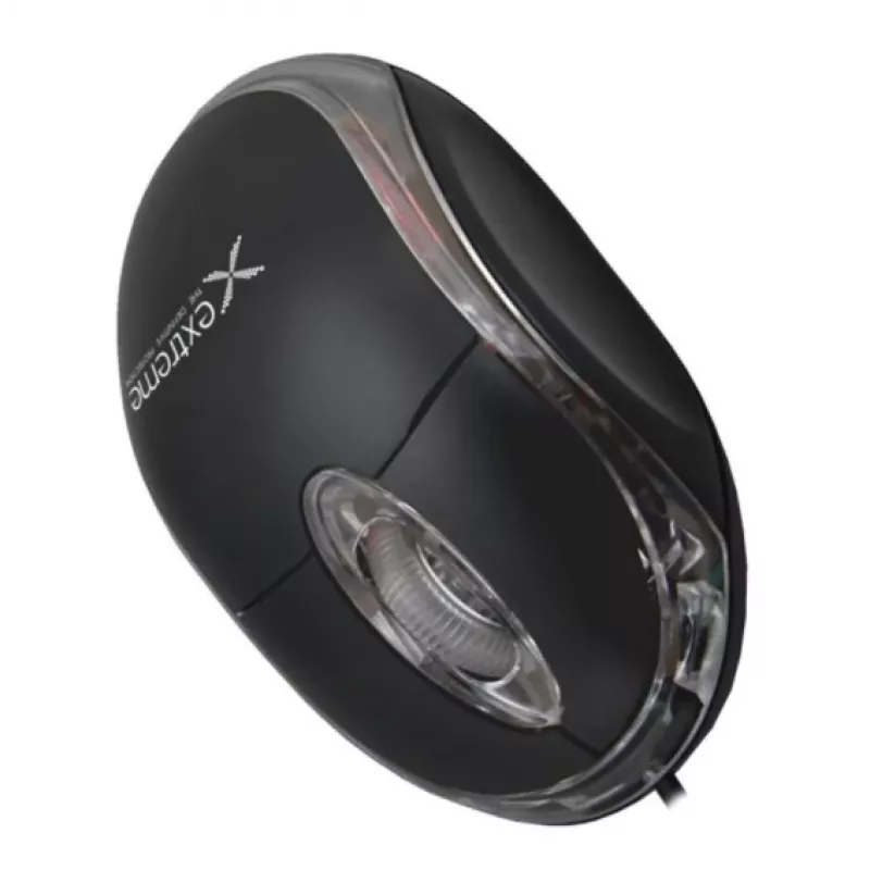 Laidinė optinė ambidekstrinė pelė EXTREME XM102K — 1000 DPI, USB Type-A, 1,2 m laidas, 3 mygtukai
