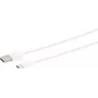 USB laidas S/CONN 14-13040 0,5 m USB A USB C baltas