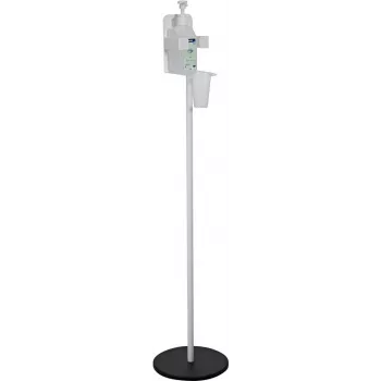 Dezinfekcinis stovas EUROLITE 80703006 baltas – laisvai pastatomas dozatoriaus stovas