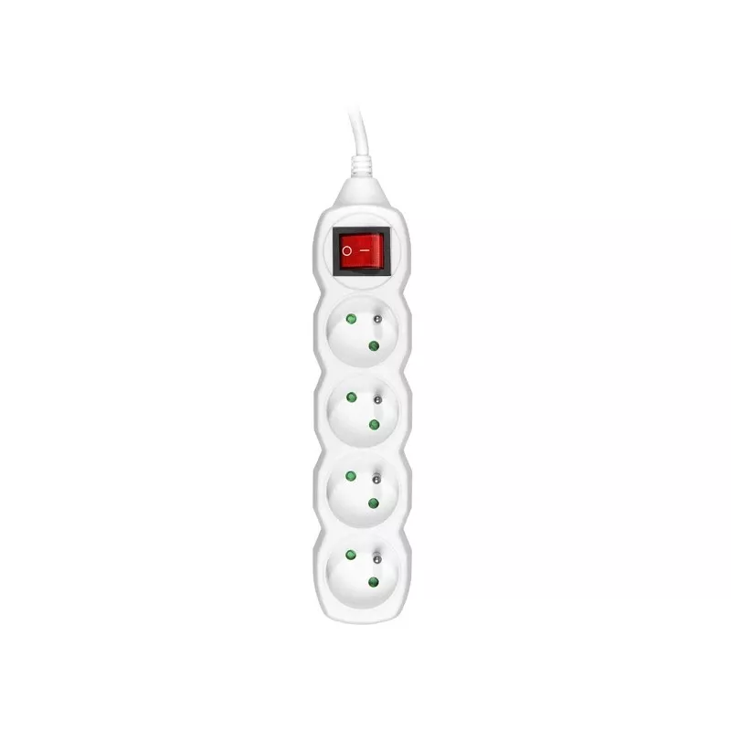 TRACER PowerWatch 3 m (4 lizdai) baltas su jungikliu
