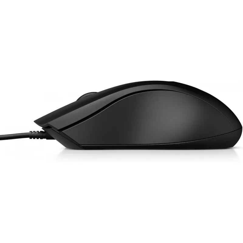 HP Wired Mouse 105, ambidekstrinė, optinė, USB-A, 1600 DPI, juoda