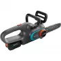 Belaidis grandininis pjūklas PowerSaw 250/18V P4A paruoštas naudoti rinkinys (pilka/turkio spalvos, Li-Ion akumuliatorius 2,5 Ah P4A, POWER FOR ALL ALLIANCE)