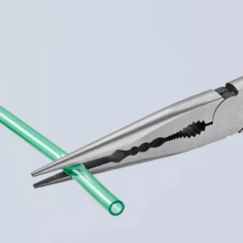 KNIPEX 28 71 280 Ilgosios adatinės replės su skersiniais profiliais