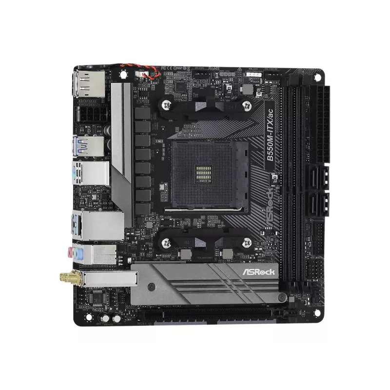 Pagrindinė plokštė ASRock B550M-ITX/ac AMD B550 Socket AM4 mini ITX