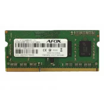 SO-DIMM DDR3 atminties modulis AFOX 8GB 1333MHz 1.35V vieno kanalo 1x8GB