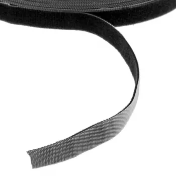 LABEL THE CABLE LTC PRO Roll Strap dvipusis lipnusis diržas, 25m juodas