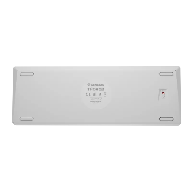 Žaidimų klaviatūra Genesis THOR 660 G2 – belaidė (2,4 GHz, Bluetooth) ir laidinė USB