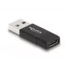 DeLOCK 60001 Jungties keitiklis USB A į USB C, juodas