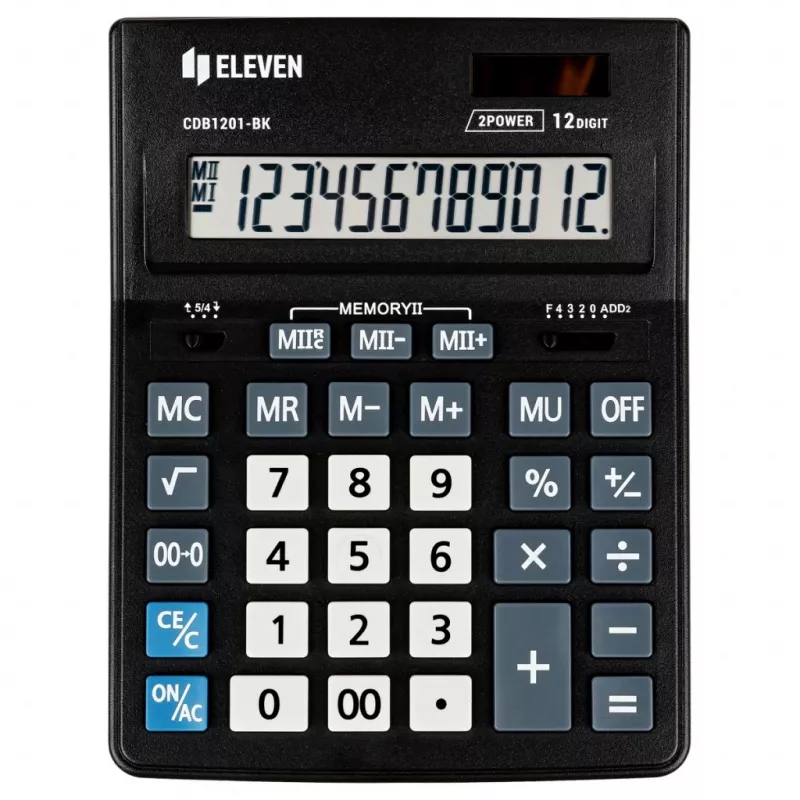 Eleven CDB1201-BK (EU) biuro skaičiuotuvas