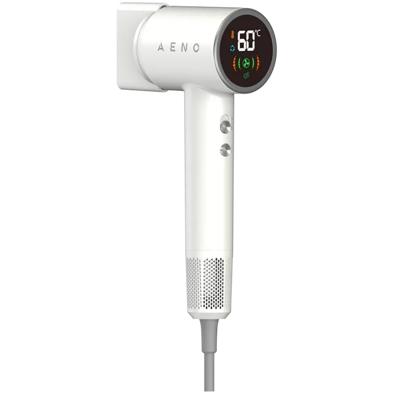 Greitas plaukų džiovintuvas AENO, 220V-240V~50-60Hz, 1500W, jonizatorius, LCD, 6+ cirkuliacijos režimai, 110000 aps./min., mažiau nei 75dB