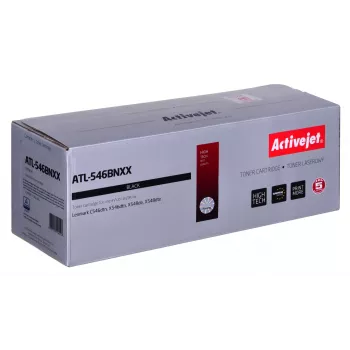 Kasečių toneris ActiveJet ATL-546BNXX juodas, suderinamas su Lexmark, 8000 puslapių, vienetinis