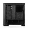 Korpusas MODECOM Oberon Pro Midi Tower – juodas, ATX/microATX/ITX, 7 lizdai, iki 395 mm GPU, 5 HDD/3 SSD vietos