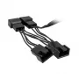 Kolink 1-to-4 PWM 35 cm ventiliatorių skirstytuvas, 4-pin PWM į 4×4-pin PWM + SATA