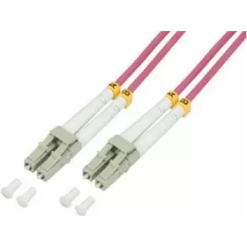 LogiLink FP4LC11 Skaidulinis optinis kabelis 100 m OM4 Rožinis (FP4LC11)