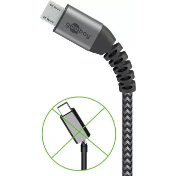 Wentronic 49273 Mobiliojo telefono laidas pilkas