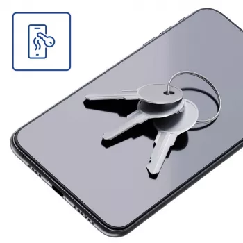 Lankstus grūdintas stiklo ekrano apsauginis stikliukas 3MK, skirtas Samsung Xcover 7 G556 — 0,33 mm, 9H kietumas