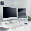 Monitorinis stovas LEITZ Freestanding 64340001 – pastatomas ant stalo, 61 cm (24 col.) ekranams, 20 kg, aukštis reguliuojamas, baltas