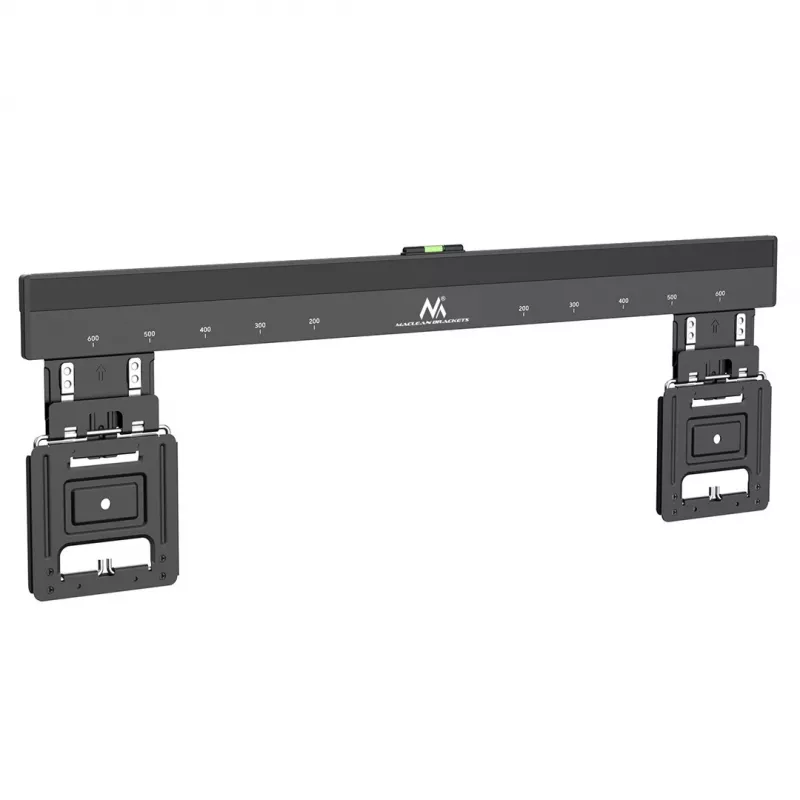 Maclean MC-481 itin plokščias TV laikiklis sieniniam montavimui, 37-80 colių, plokštiems ir lenktiems, iki 75 kg, VESA 600x400