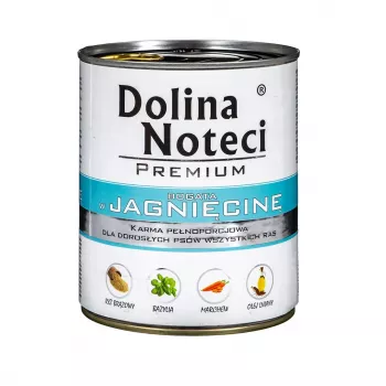 Dolina Noteci Premium ėrienos receptas, drėgnas šunų ėdalas, 800 g