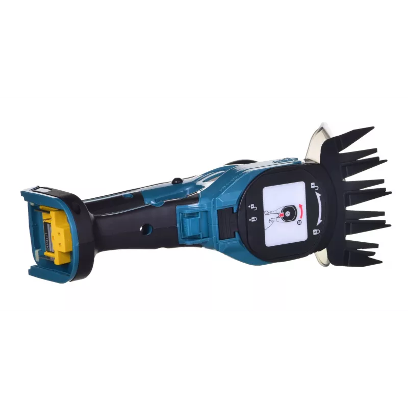 Belaidė žoliapjovė-žirklinė Makita DUM111ZX su 11 cm peiliuku, juoda/mėlyna, Ličio jonų 18 V