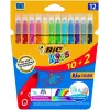 BIC flomasteriai CF KID750 12 spalvų 9202937