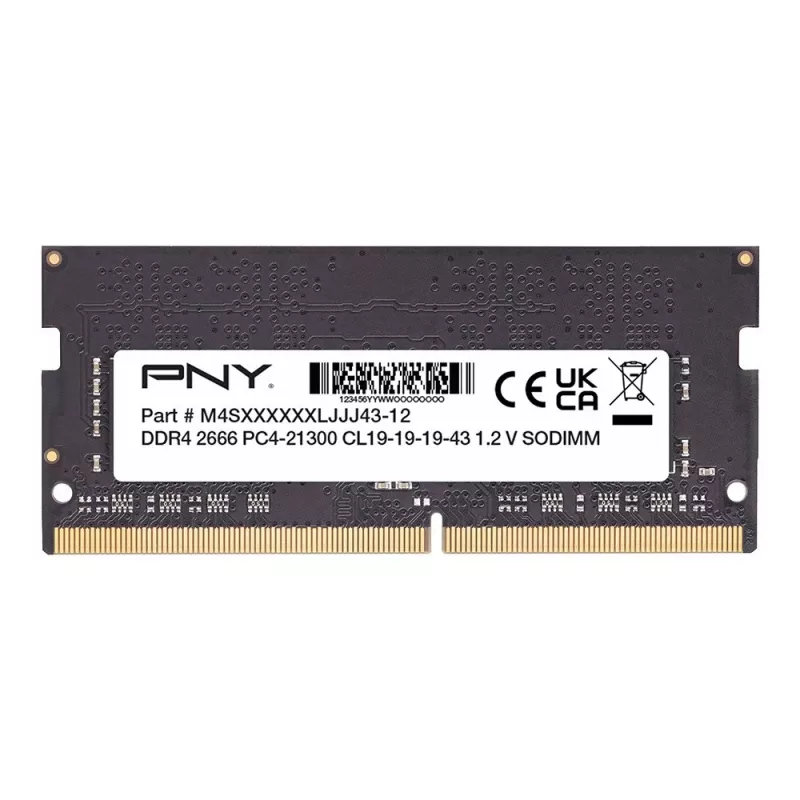 PNY DDR4 SO-DIMM 16GB 2666 MHz atminties modulis nešiojamam kompiuteriui