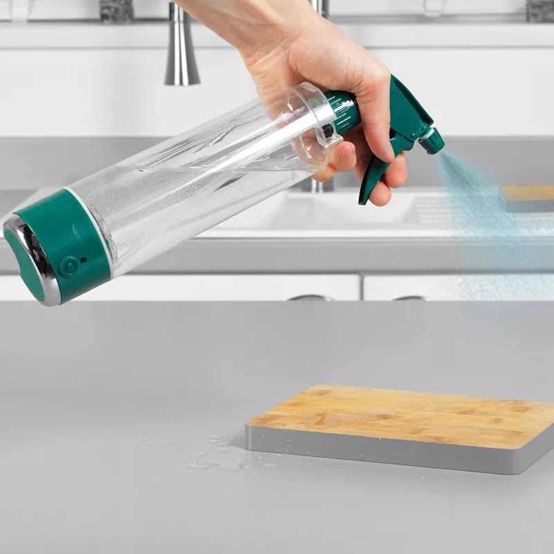 Beldray BEL01121-VDEEU7 antibakterinė grindų plaušinė su purkštuvu, 400 ml pildoma kasetė, žalia