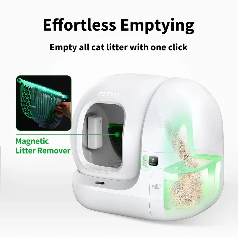 PETKIT Magnetinis kraiko piltuvas su filtravimo tinkleliu, skirtas PETKIT PURA MAX 2 automatinei katėms tualetui