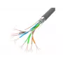Tinklo kabelis LANBERG LCF5-11CC-0305-S Cat5e F/UTP, 24 AWG CCA, 305 m, pilkas