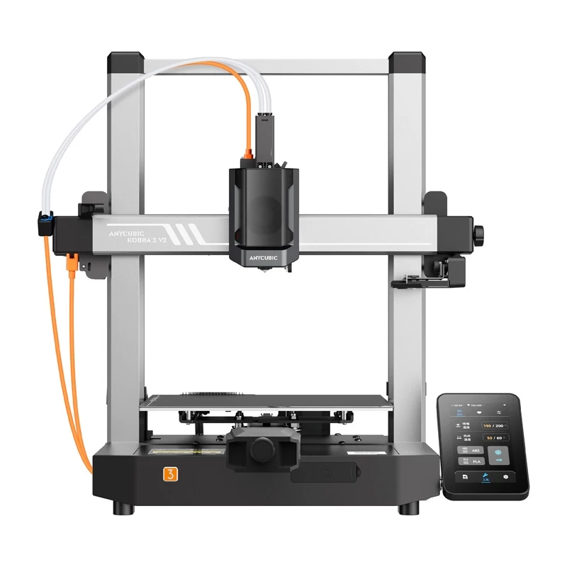 3D spausdintuvas AnyCubic Kobra 3 V2 (K3V2-IP-O) — spausdinimo tūris 235×235×250 mm