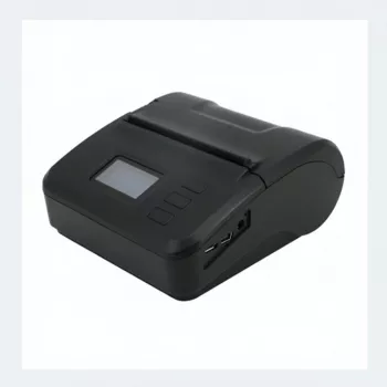 Nešiojamas terminis kvitų spausdintuvas ALLNET ALL-PM01 — USB, RS232, Bluetooth, 80 mm, juodas