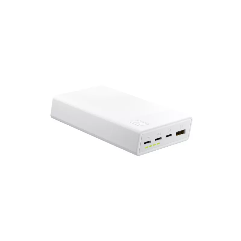 Green Cell PowerPlay20s 20000mAh 22.5W balta nešiojama baterija 3x USB-C PD QC 3.0