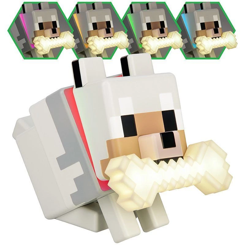 Paladone Minecraft Wolf GloBuddies šviesa