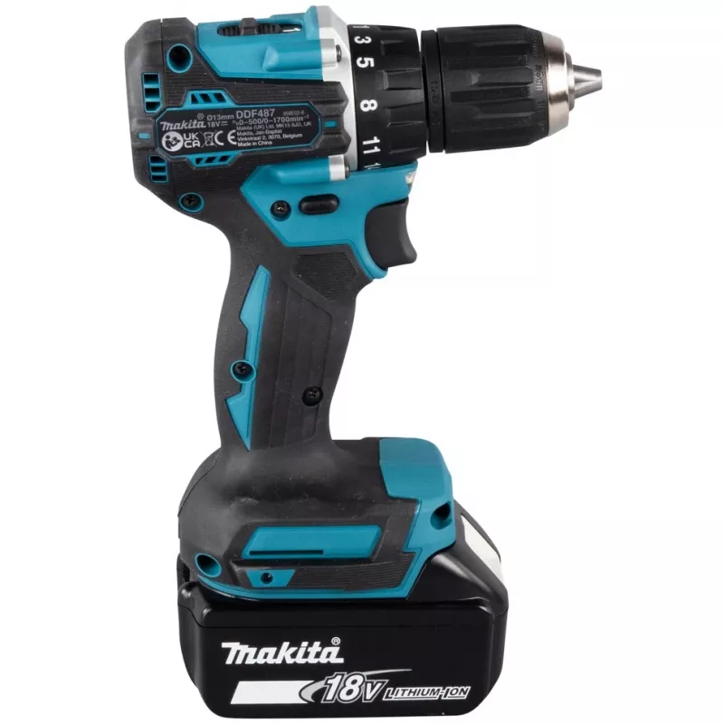 Gręžtuvas Makita DDF487Z 1700 aps./min. 940 g Turkio spalvos