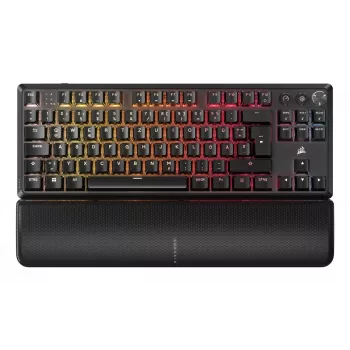 Corsair K70 CORE TKL belaidė mechaninė klaviatūra Gaming USB + RF Wireless + Bluetooth QWERTZ vokiška juoda