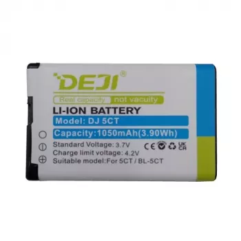 Papildoma baterija Extra Digital BL-5CT, skirta Nokia C3 C5 C6 5310 3720, 3,7 V, 1020 mAh