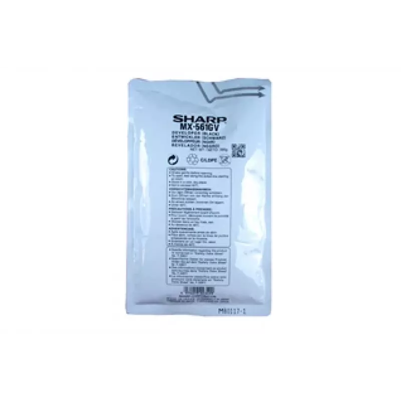 Sharp MX-561GV – Juodas developer rinkinys, skirtas MX-M serijai: 464 N, 464, 465, 465 N, 565 N, 565, 365, 365 N, 364, 364 N, 564, 564 N