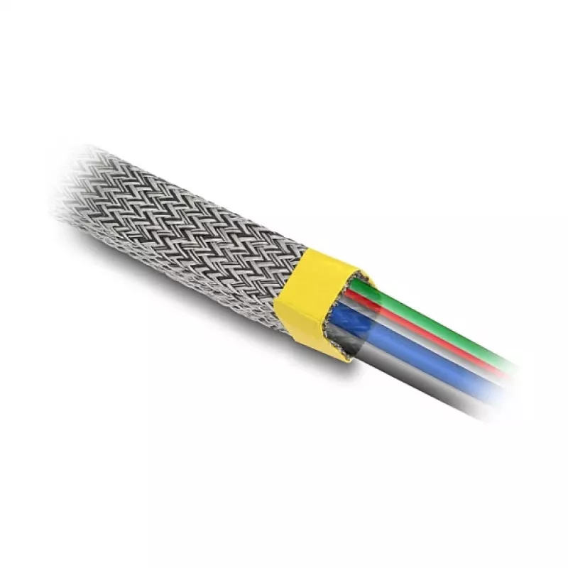 Kabelio rankovė DeLOCK 20938 pilka varinė poliesterinė 1 cm 10000 mm