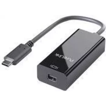 PureLink iSeries - USB/DisplayPort adapteris - USB-C (kištukas) į Mini DisplayPort (lizdas) - 10 cm - 2160p palaikymas - Juoda
