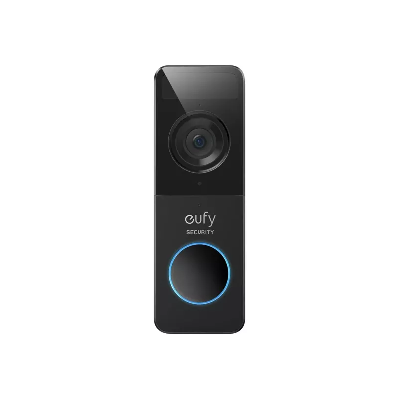 Eufy Security vaizdo durų skambutis E8220311, juodas