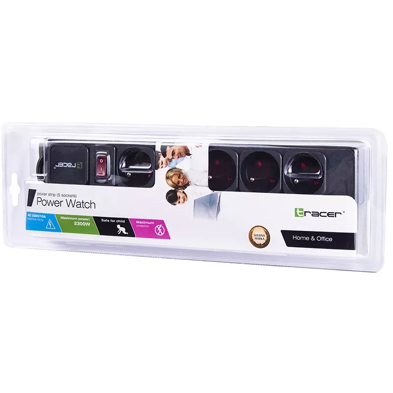 Tracer PowerGear Black 5 AC lizdai 1.5 m 2300 W