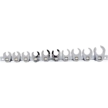 KS TOOLS 3/8 inch 12-kampis atviras veržliarakčių rinkinys, 10 dalių, 10-22 mm (913.3900)