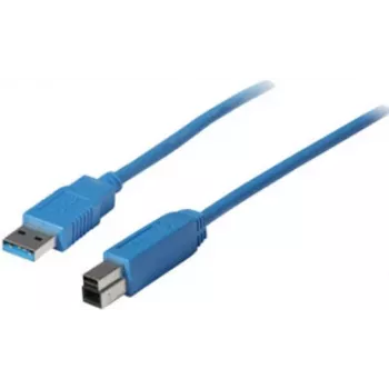 USB laidas ShiverPeaks 5m USB 3.2 Gen 1 USB A į USB B mėlynas