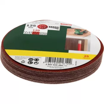 Šlifavimo lakštų rinkinys Bosch 2 607 019 494 – 25 vnt. šlifavimo popieriaus