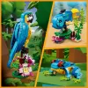 LEGO kūrybinis rinkinys Egzotiška papūga 31136 – Creator modelis, 253 detalės, 220×120×110 mm