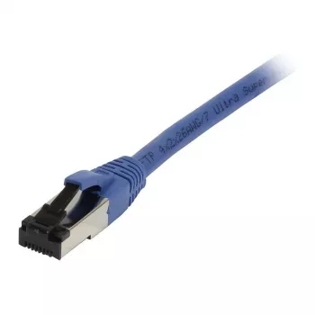 Synergy 21 jungiamasis kabelis RJ45, CAT8.1 2000MHz, 0,25 m, mėlyna, S-STP (S/FTP), TPE (Ultra SuperFlex), AWG26