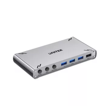 Unitek USB-C 10 Gbps KVM jungiklis su HDMI