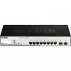 D-Link DGS-1210-10P valdomas L2 gigabito Ethernet (10/100/1000) Power over Ethernet (PoE) 1U juodas