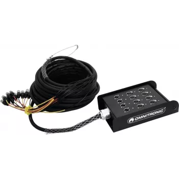Omnitronic Stagebox Multicore 8/4 30 m – profesionalus garso daugiagyslis kabelis 8 įėjimai / 4 grąžinimai